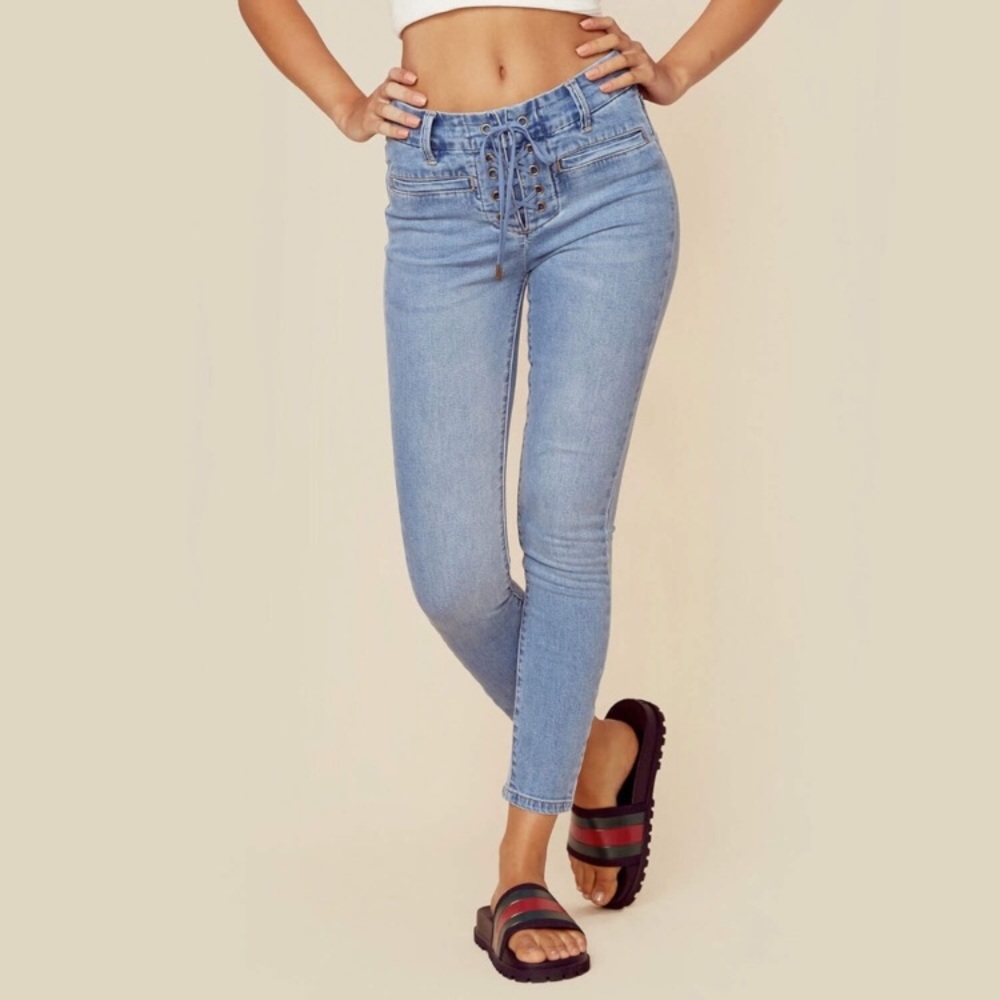 AMUSE SOCIETY soho pant lace up